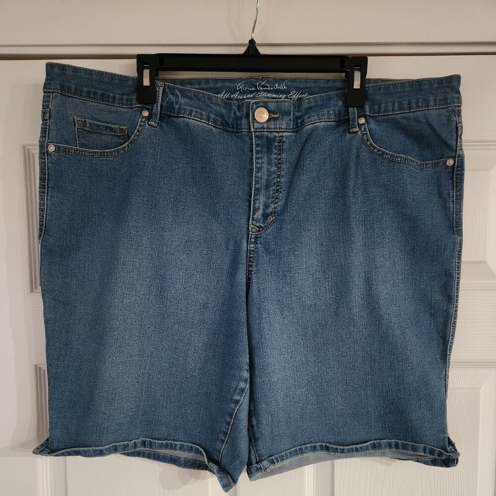 Gloria Vanderbilt Denim Bermuda Shorts